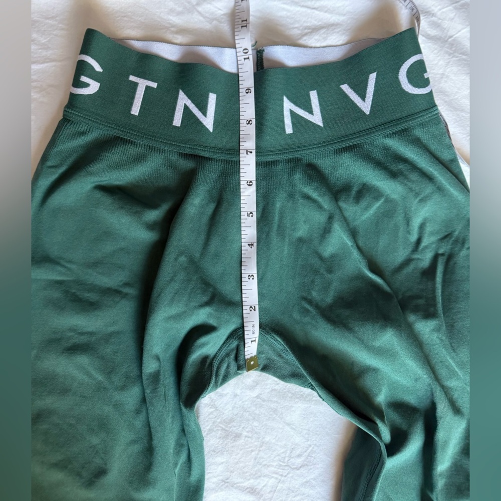 NVGTN Emerald Green Sport Seamless Leggings Size Medium - Picture 8 of 10